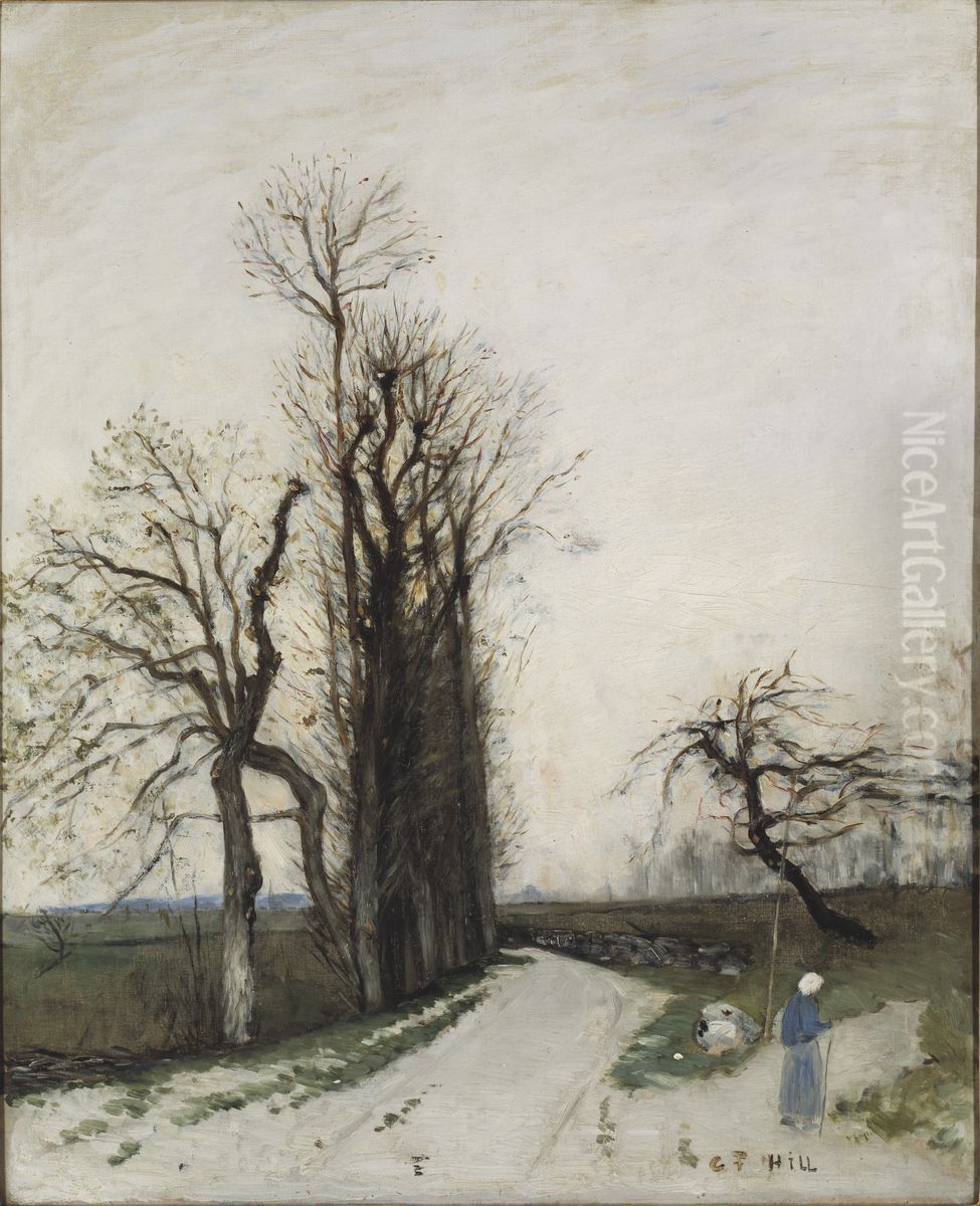 Host Oil Painting by Carl Fredrik Hill Host Oil Painting by Carl Fredrik Hill