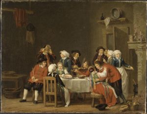 Convivial Scene in a Peasant's Cottage