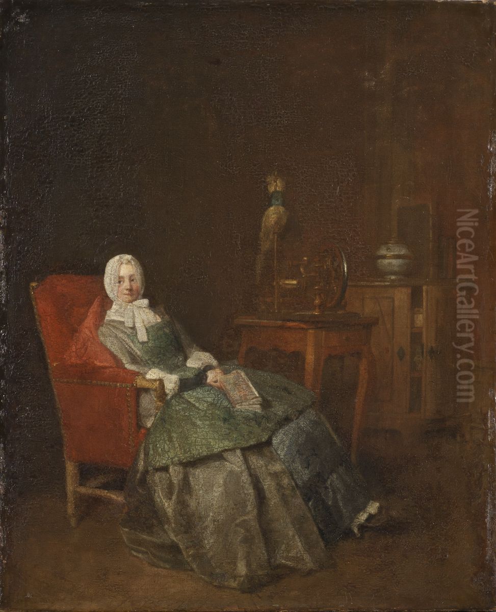 Vardagslivets forstroelser Oil Painting by Jean-Baptiste-Simeon Chardin Vardagslivets forstroelser Oil Painting by Jean-Baptiste-Simeon Chardin