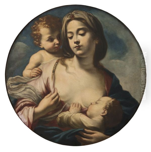 Barmhartigheten Oil Painting by Giuseppe Passeri