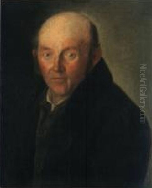 Portrait of an older man Oil Painting by Caspar David Friedrich