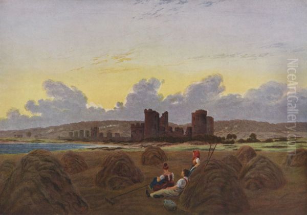 Repos pendant les foins Oil Painting by Caspar David Friedrich