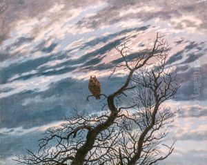 Owl on a tree / An owl on a bare tree