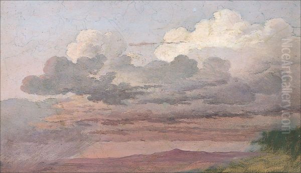 Cloud study Oil Painting by Caspar David Friedrich