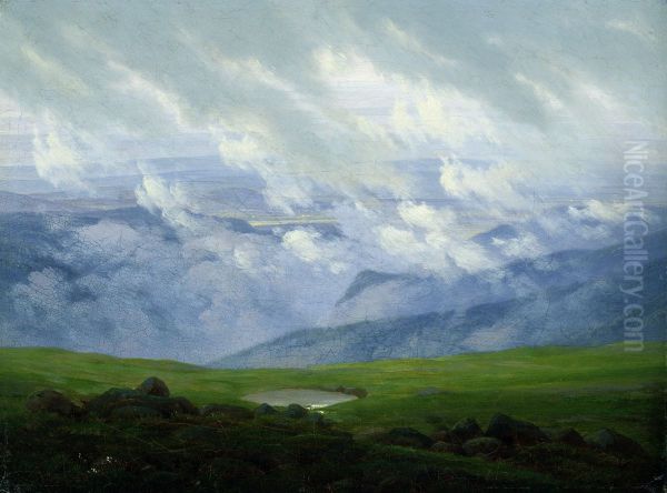 Drifting Clouds Oil Painting by Caspar David Friedrich