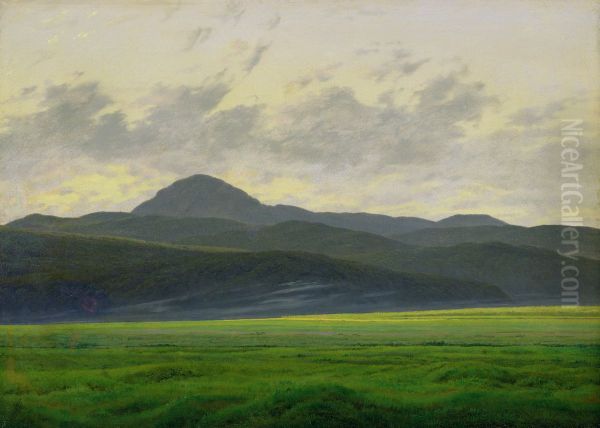 Riesengebirgslandschaft Oil Painting by Caspar David Friedrich