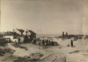 Strandgezicht bij Noordwijk aan Zee