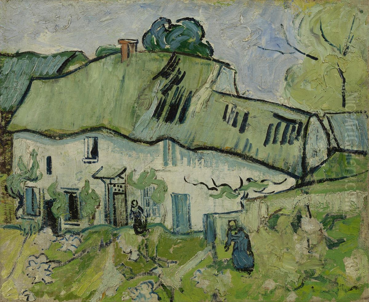 Farmhouse Oil Painting by Vincent Van Gogh