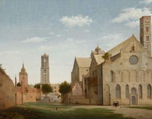 The Mariaplaats with the Mariakerk in Utrecht