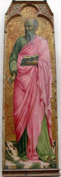 Saint John the Evangelist Oil Painting by Stefano di Giovanni