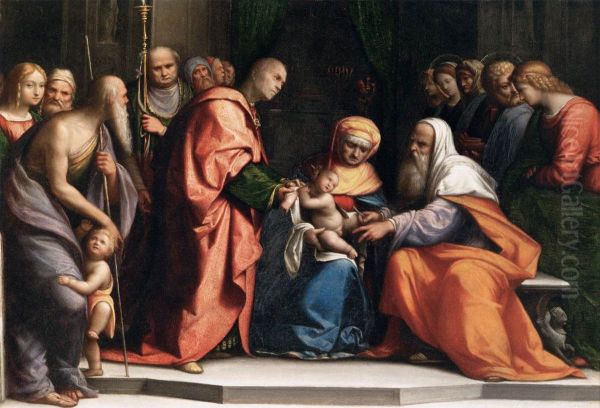The Circumcision Oil Painting by Benvenuto Tisi