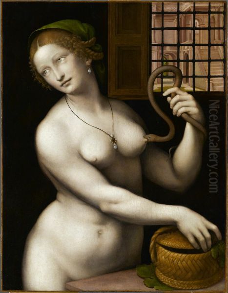 Death of Cleopatra Oil Painting by Giampietrino
