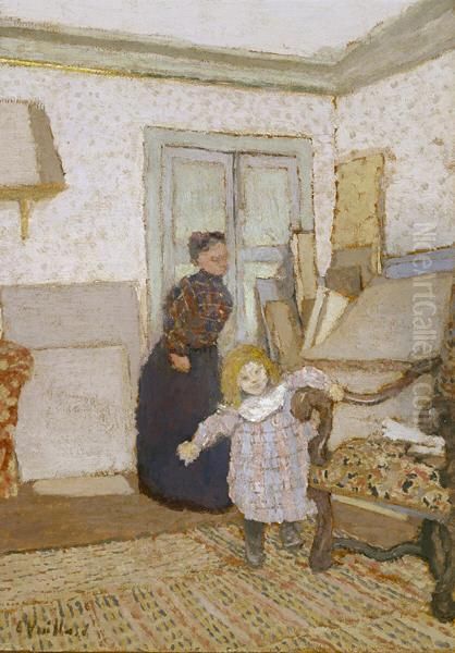 First Steps Oil Painting by Edouard Vuillard