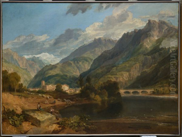 Bonneville, Savoy Oil Painting by J. M. W. Turner