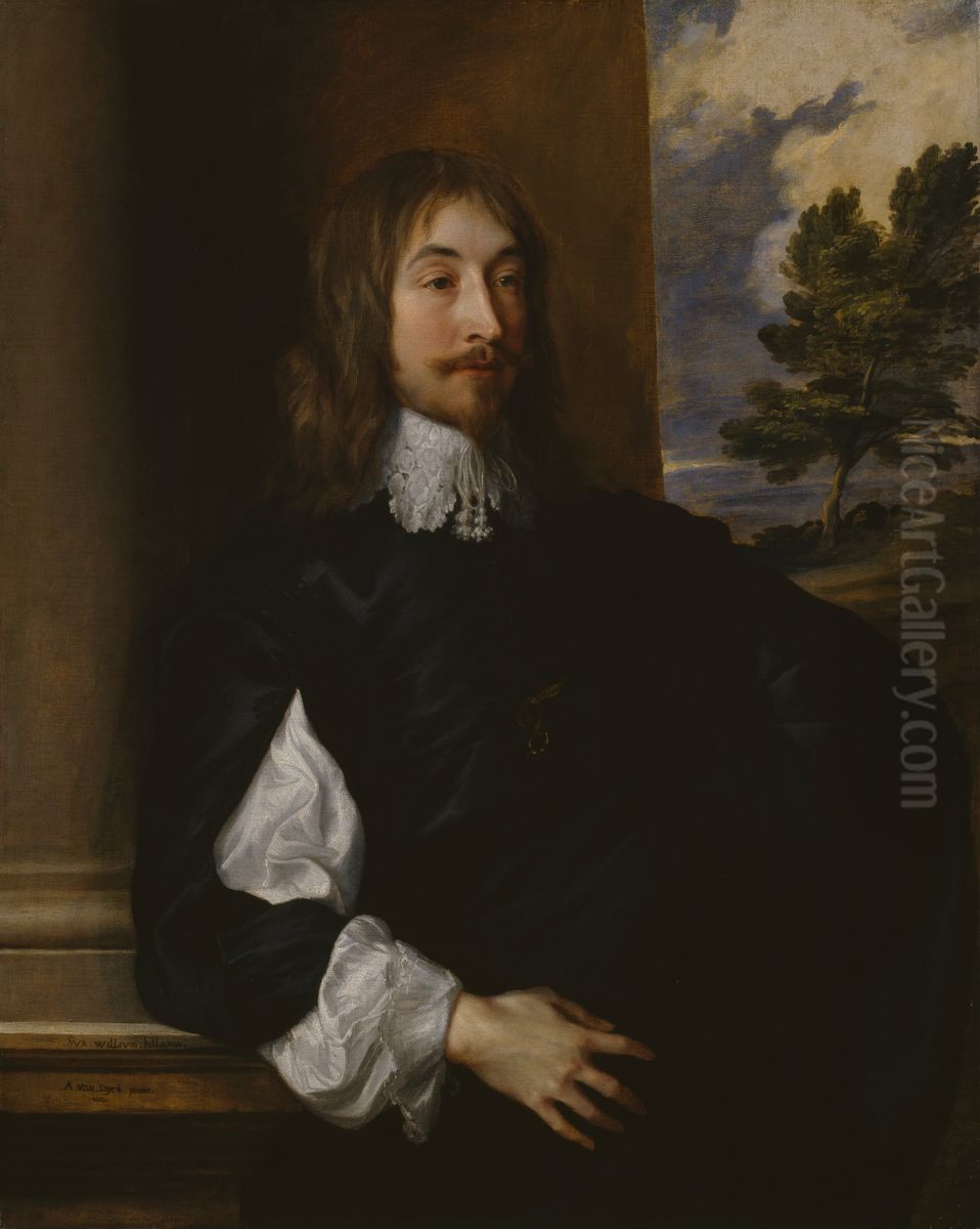 Portrait of Sir William Killigrew Oil Painting by Sir Anthony Van Dyck Portrait of Sir William Killigrew Oil Painting by Sir Anthony Van Dyck