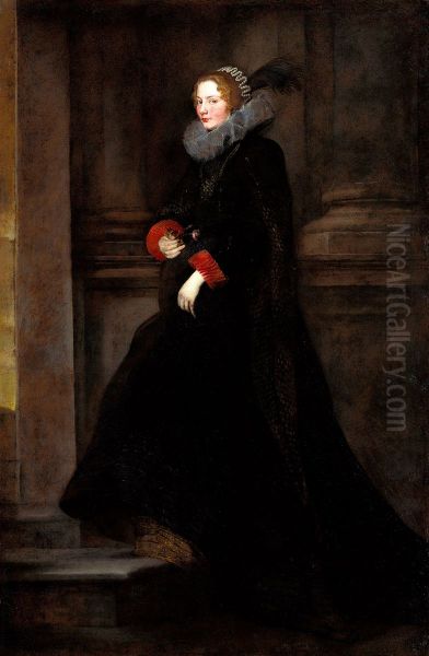 Marchesa Geronima Spinola Oil Painting by Anthony Van Dyck