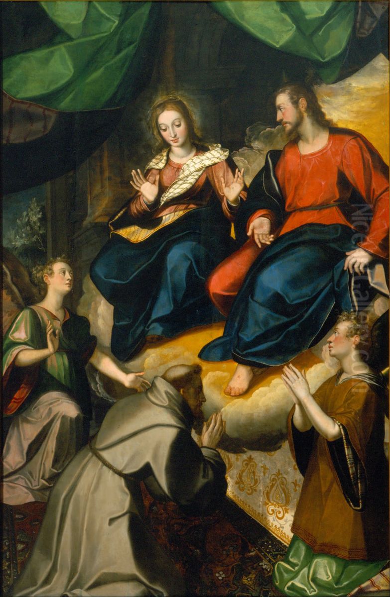 La Porciuncula Oil Painting by Baltasar de Echave