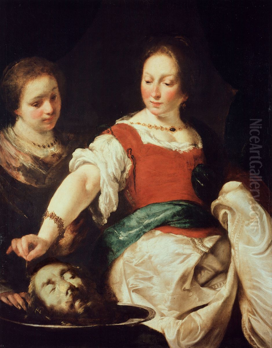 Salome Oil Painting by Bernardo Strozzi