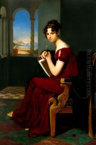 Young Lady with Drawing Utensils