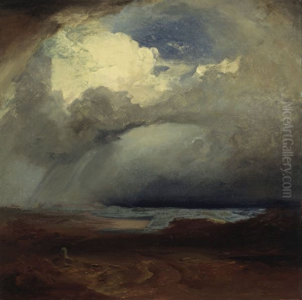 Schlachtfeld bei Marathon Oil Painting by Carl Rottmann