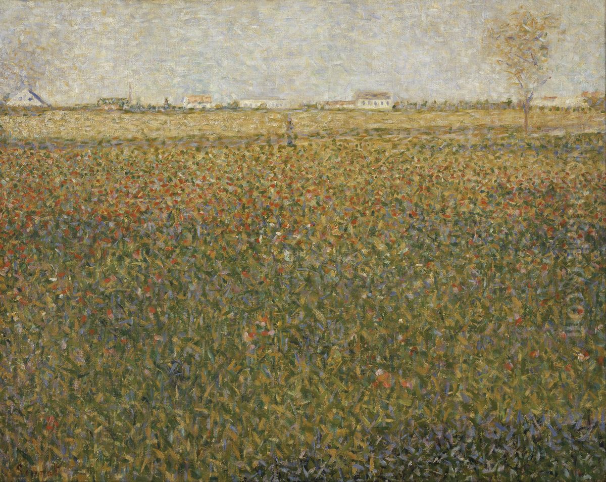 La Luzerne, Saint-Denis Oil Painting by Georges Seurat