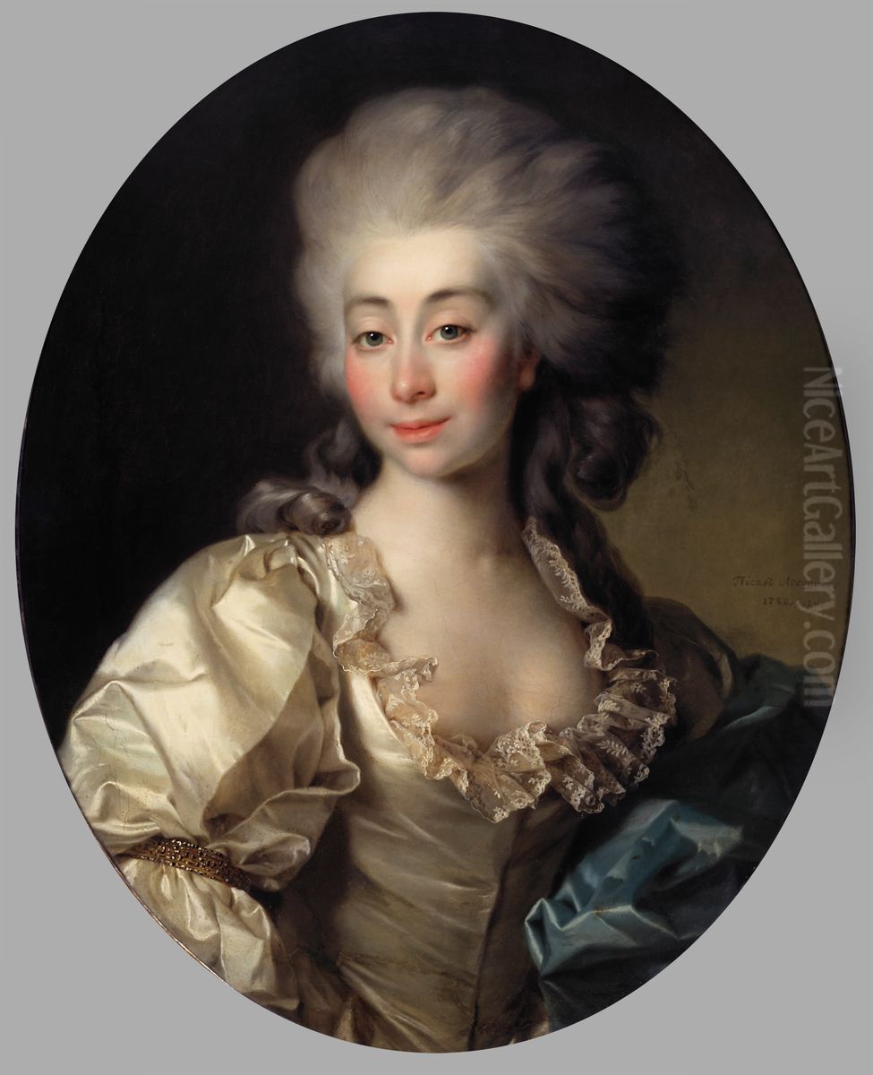 Portrait of Countess Urszula Mniszech Oil Painting by Dmitry Levitzky Portrait of Countess Urszula Mniszech Oil Painting by Dmitry Levitzky