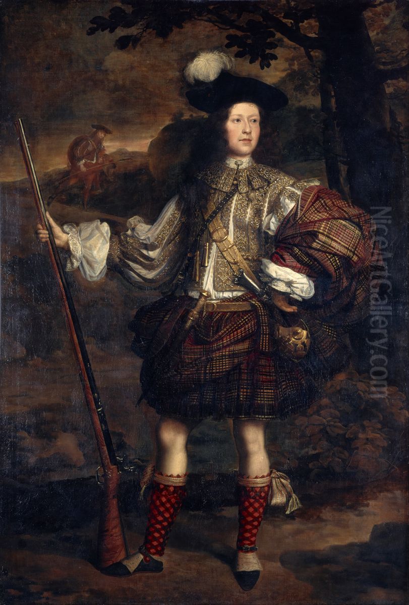 Lord Mungo Murray [Am Morair Mungo Moireach], 1668 - 1700. Son of 1st Marquess of Atholl Oil Painting by John Michael Wright