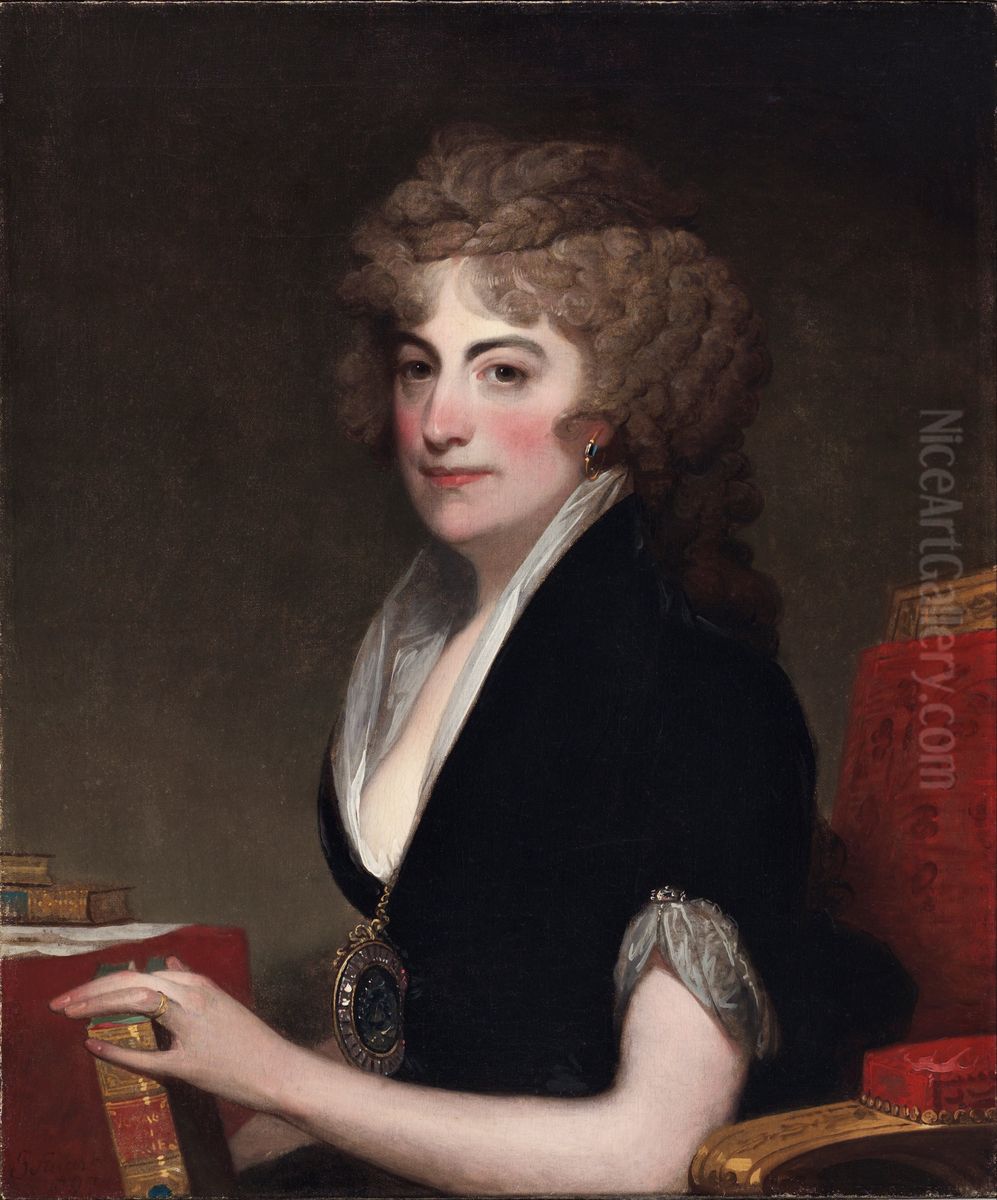Portrait of Anne Willing Bingham Oil Painting by Gilbert Stuart