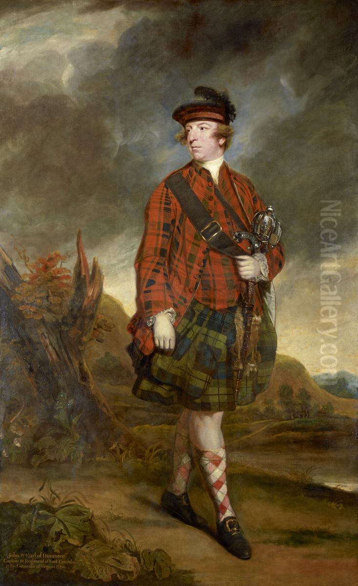 John Murray, 4th Earl of Dunmore Oil Painting by Of Sir Joshua Reynolds