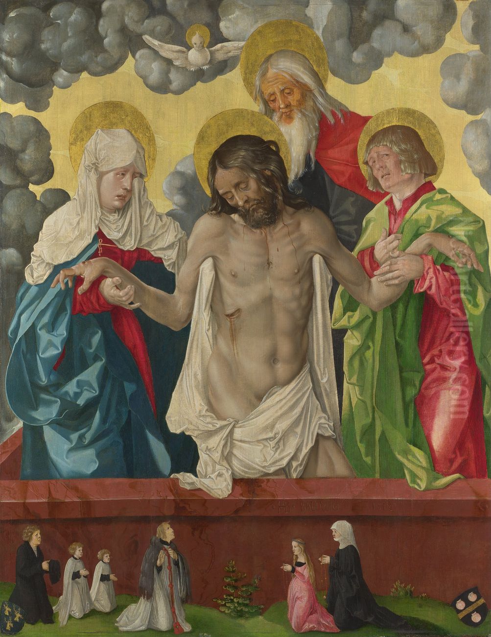 The Trinity and Mystic Pieta Oil Painting by Hans Baldung Grien