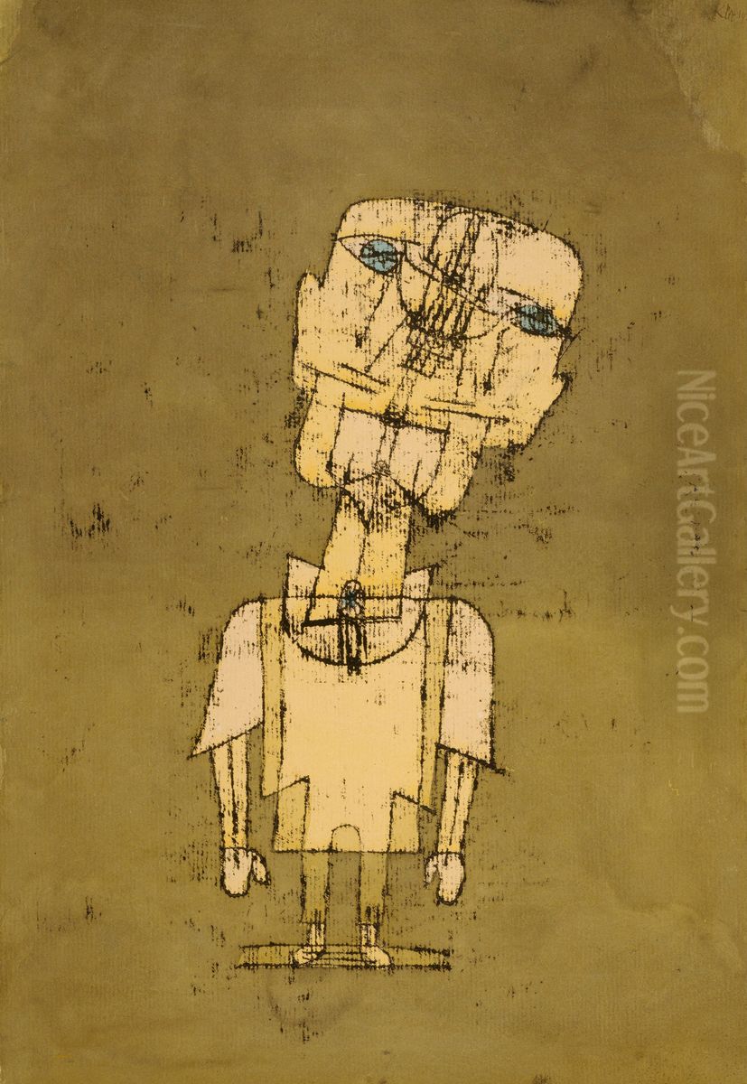 Ghost of a Genius Oil Painting by Paul Klee Ghost of a Genius Oil Painting by Paul Klee