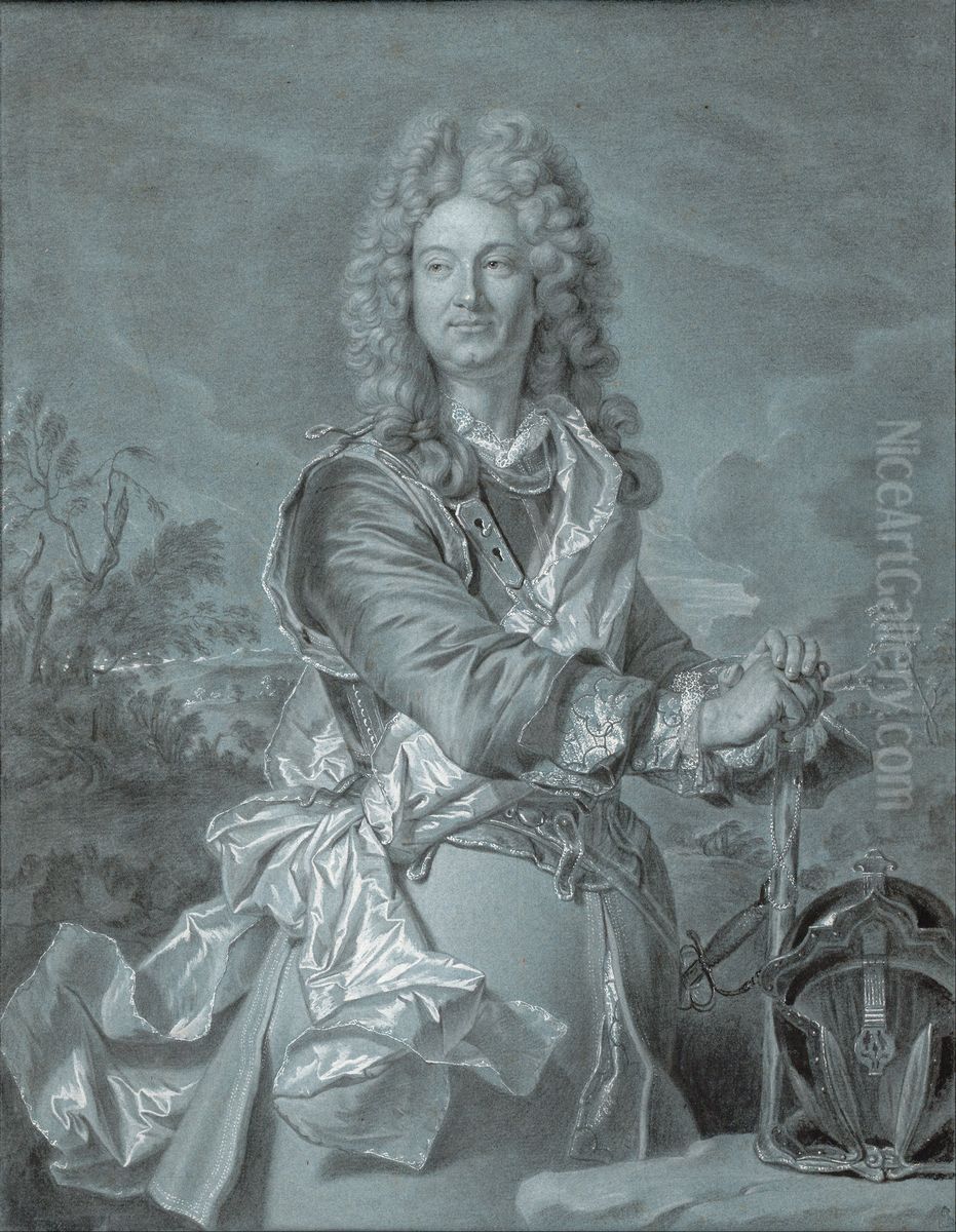 Marshal of France Oil Painting by Hyacinthe Rigaud