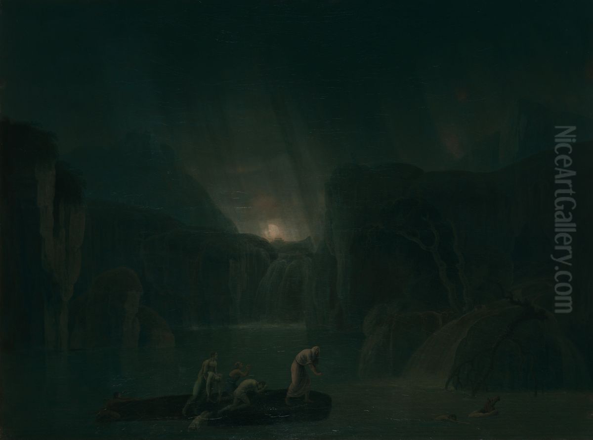The Deluge Oil Painting by Jacob More