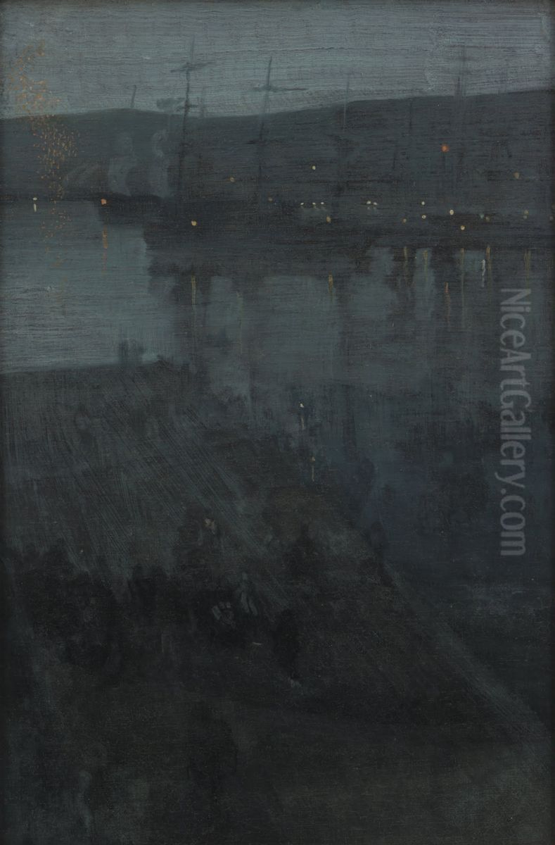 Valparaiso Oil Painting by James McNeill Whistler