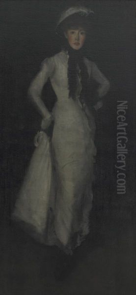 Arrangement in White and Black Oil Painting by James McNeill Whistler