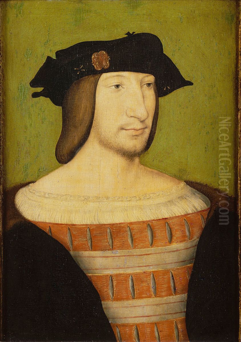 Portrait de Francois Ier (1494-1547), roi de France Oil Painting by Jean Clouet