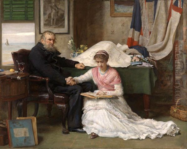 Die Uberfahrt nach Nord-West Oil Painting by Sir John Everett Millais