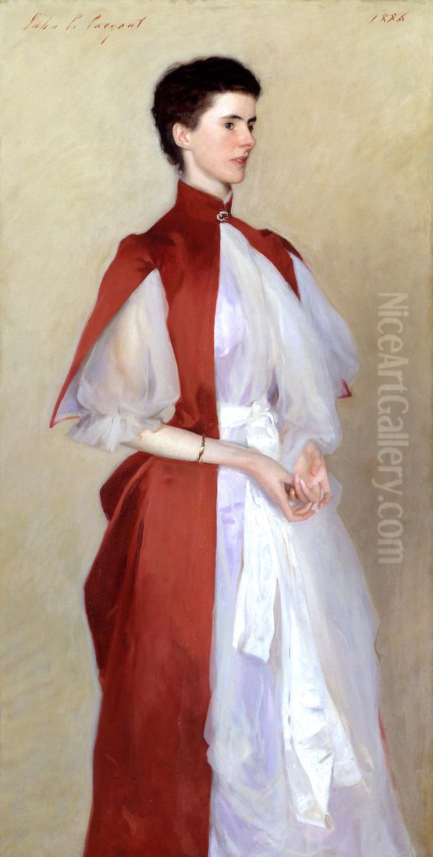 Portrait of Mrs Robert Harrison Oil Painting by John Singer Sargent