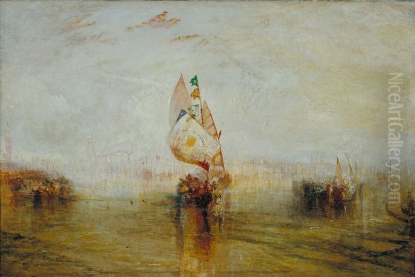 The Sun of Venice Going to Sea Oil Painting by J. M. W. Turner