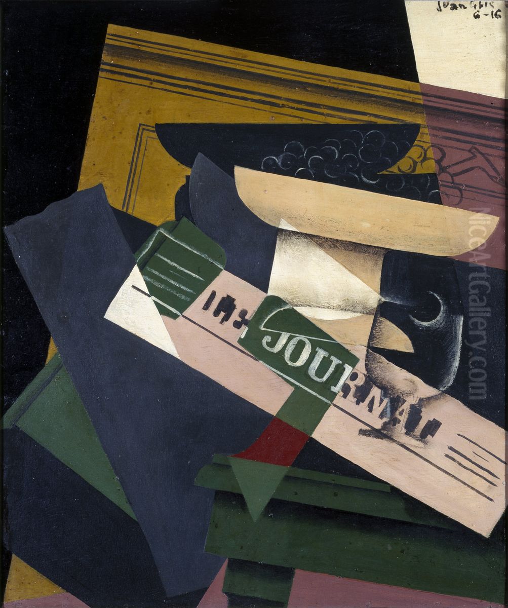 Les raisins Oil Painting by Juan Gris