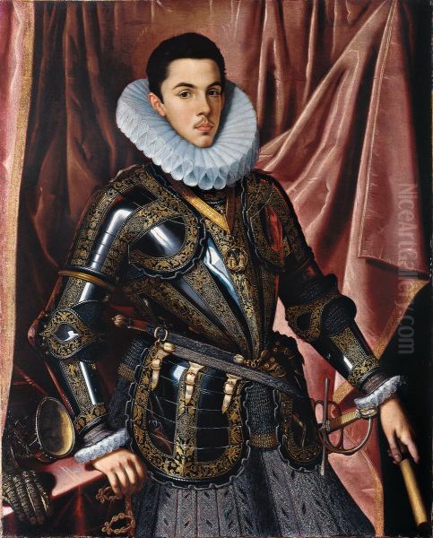 Felipe Manuel de Saboya Oil Painting by Juan Pantoja de la Cruz