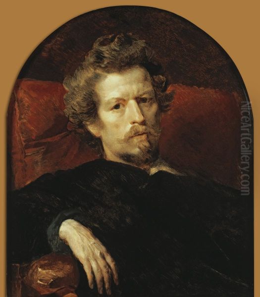 Self portrait Oil Painting by Karl Bryullov