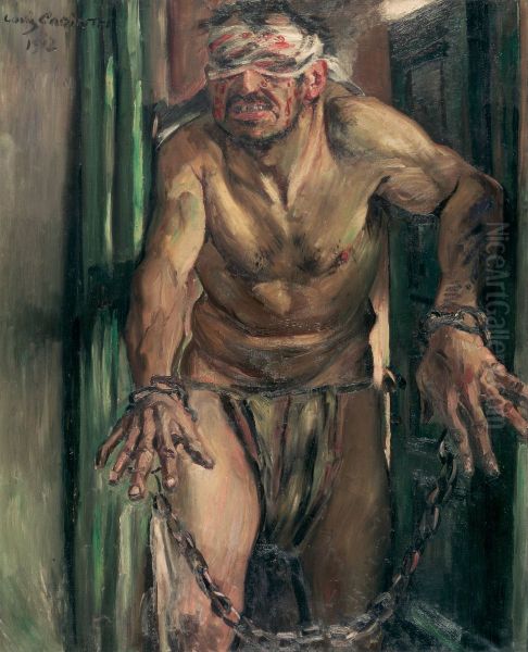 Der geblendete Simson Oil Painting by Lovis Corinth