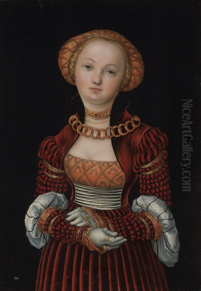 Portrait of a Woman Oil Painting by Lucas Cranach the Elder