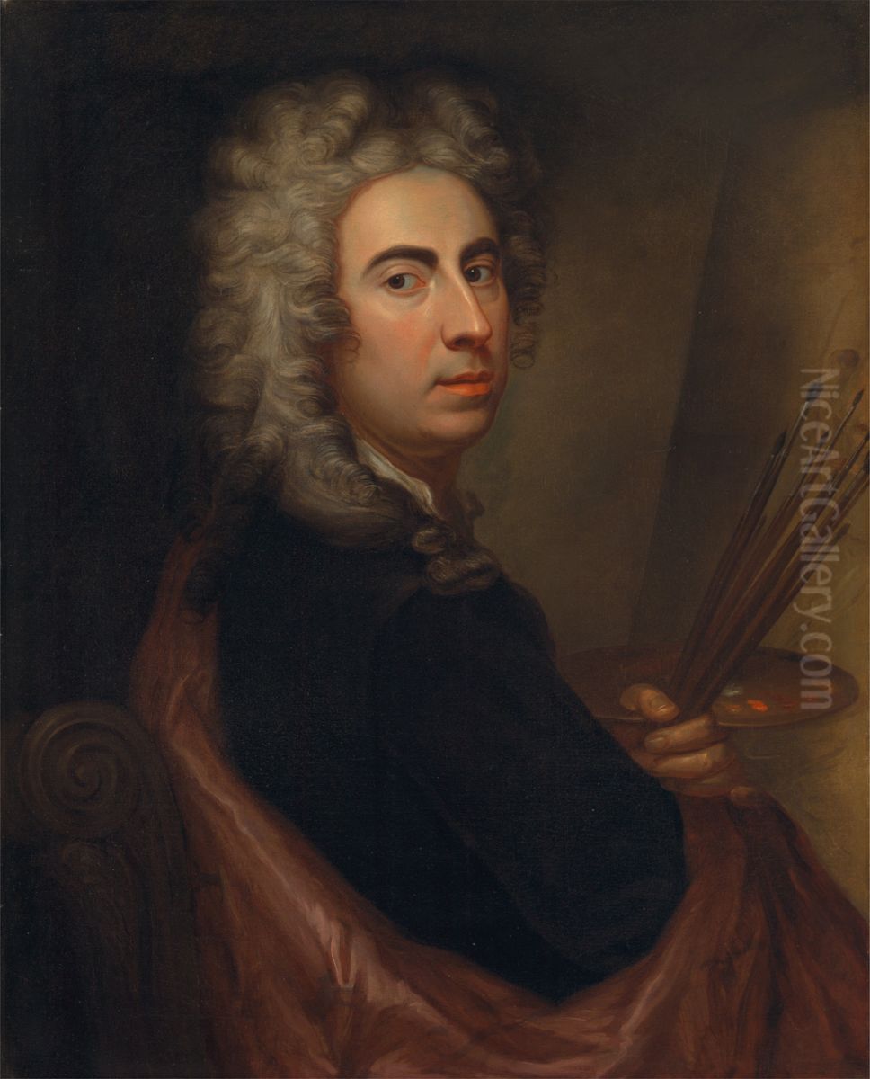 Self-portrait Oil Painting by Marcellus Laroon