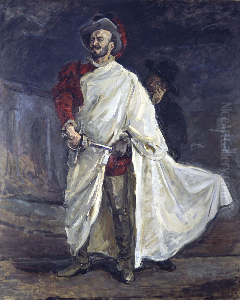 The SingerFrancisco D'Andradeas Don Giovanni in Mozart's Opera (The Red d'Andrade) Oil Painting by Max Slevogt