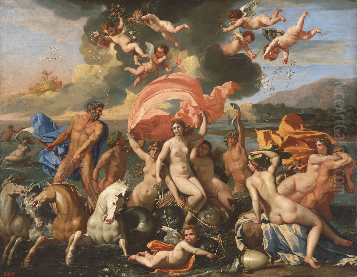 The Birth of Venus Oil Painting by Nicolas Poussin