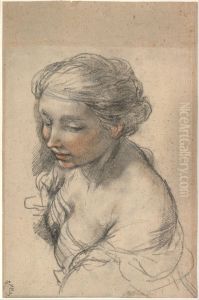 Bust of a Young Woman Turned to the Left