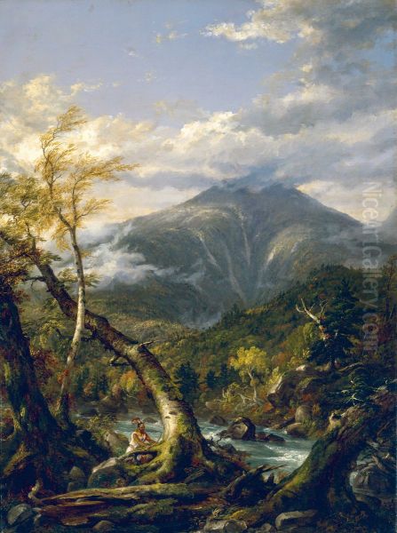 Indian Pass Oil Painting by Thomas Cole