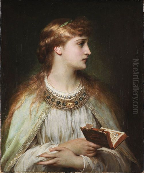 Ofelia Oil Painting by Thomas Francis Dicksee